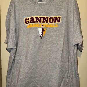Gannon Universoty Basketball Gray T-Shirt 2x